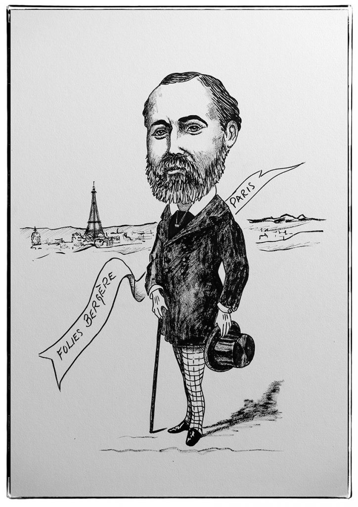 Paris France - Prince Albert caricature
