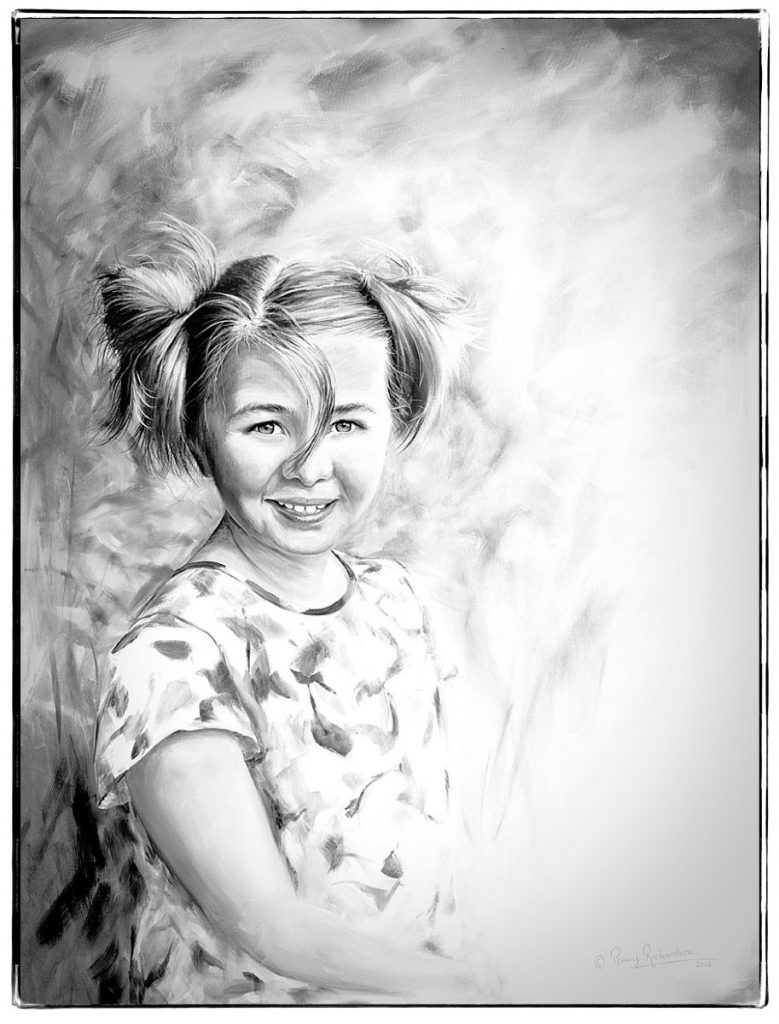 Child Portrait Black & White