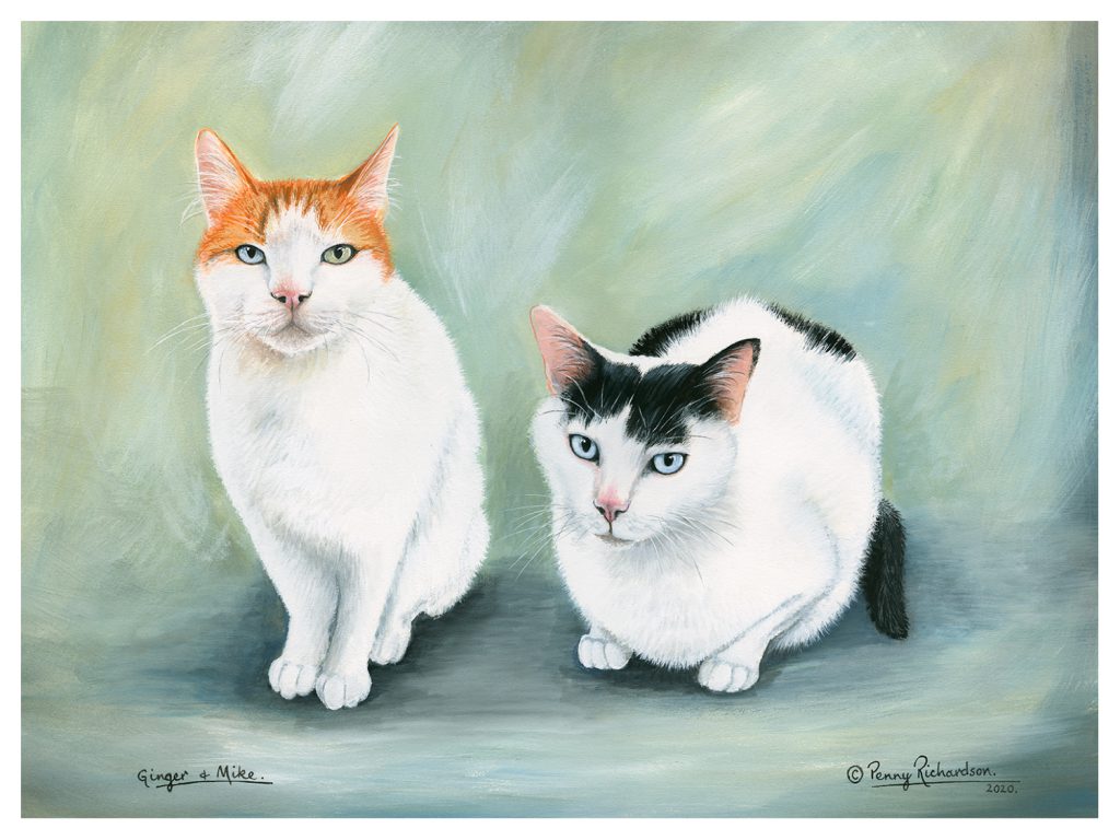 Cats Painting North Yorkshire
