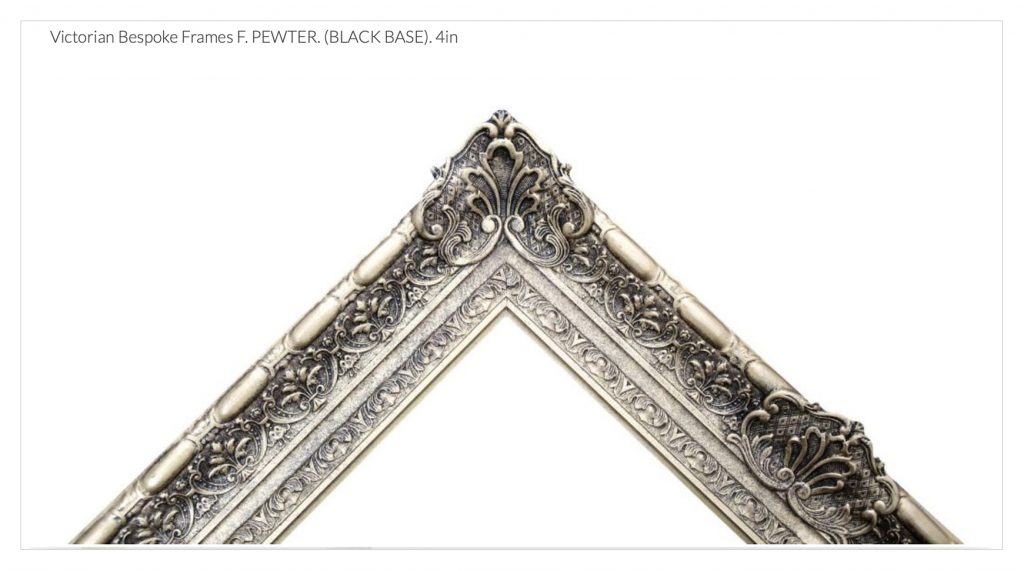 Picture Frame Victorian F Pewter 4