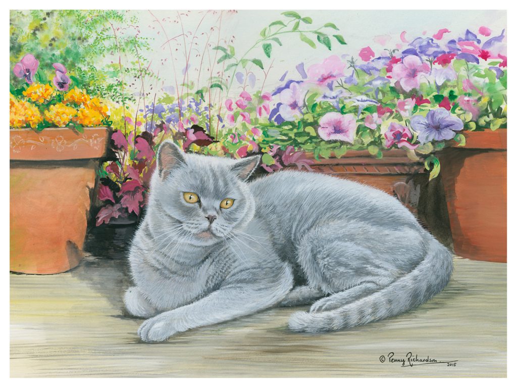 Cat Painting - West Yorkshire
