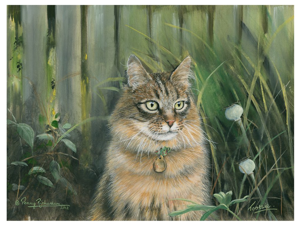 Cat Painting Tootsie