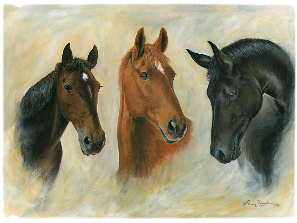 Horses Painting Northamptonshire